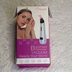 BESTOPE Blackhead Remover Vacuum - White and Pink
